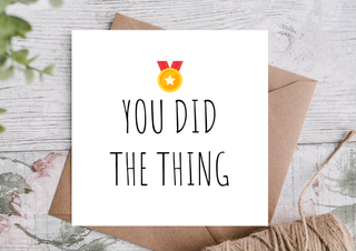 You Did the Thing Card | New Baby Card