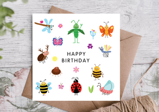 Bugs Happy Birthday Cards | Kids Birthday Card