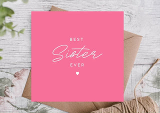 Birthday Card for Sister / Card for Sister / Card for Sister / Eco Friendly / Birthday Card Sister / Best Sister