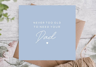 Dad Birthday Card / Happy Birthday Card / Card for him / Kraft Envelope / Greeting Card /