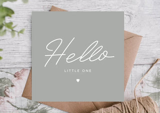New Baby Card/ Congratulations/ New Baby / Eco Friendly A5 Card / Baby Girl Card / Baby Boy Card