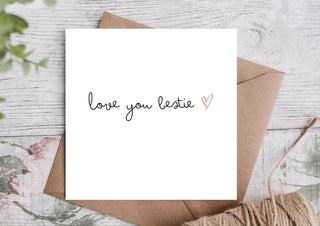 Birthday Card for Bestie / Card for Bestie/ Card for Bestie / Eco Friendly / Birthday Card Bestie/ Best Friend