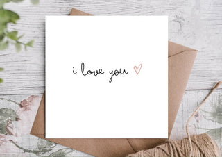Valentines Card / Card for partner / Card for Him / Card for Her / Cute Valentines Card
