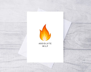 Milf Birthday Card / Birthday Card / Funny Birthday Card / Card for Her / A5 Card / 100% Recycled Card