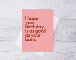 Birthday Card / Happy Birthday Card / Card for Boyfriend / Card for him / ECO Friendly /100% Recycled Card / Kraft Envelope