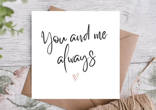 Valentines Card / Card for partner / Card for Him / Card for Her / Cute Valentines Card