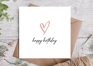 Birthday Card / Happy Birthday Card / Card for Boyfriend/ Girlfriend/ Partner/ Husband/ Wife / Card for him/ her