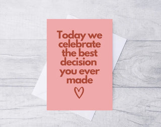 Funny Valentines Card / Valentines Card / Anniversary Card / Card for Him / Card for Her / A5 Card / 100% Recycled Card /