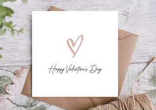 Valentines Card / Card for partner / Card for Him / Card for Her / Cute Valentines Card