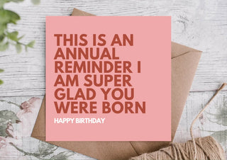 Birthday Card / Happy Birthday Card / Card for Boyfriend/ Girlfriend/ Partner/ Husband/ Wife / Card for him/ her