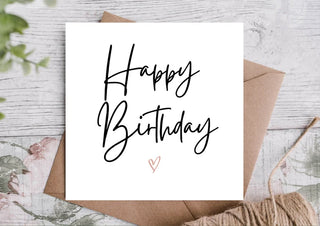 Birthday Card / Happy Birthday Card / Card for Boyfriend/ Girlfriend/ Partner/ Husband/ Wife / Card for him/ her