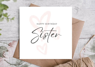 Birthday Card for Sister / Card for Sister / Card for Sister / Eco Friendly / Birthday Card Sister / Best Sister