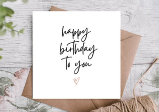 Birthday Card / Happy Birthday Card / Card for Boyfriend/ Girlfriend/ Partner/ Husband/ Wife / Card for him/ her