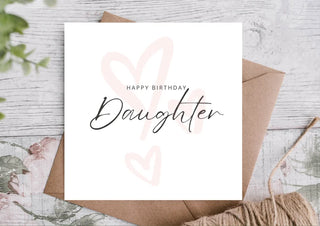 Birthday Card for Daughter / Card for Daughter / Card for Daughter / Eco Friendly / Birthday Card Daughter / Best Daughter