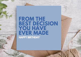 Birthday Card / Happy Birthday Card / Card for Boyfriend/ Girlfriend/ Partner/ Husband/ Wife / Card for him/ her