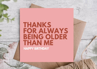 Birthday Card / Happy Birthday Card / Card for Friend / Card for Family /Partner Card for him/ her