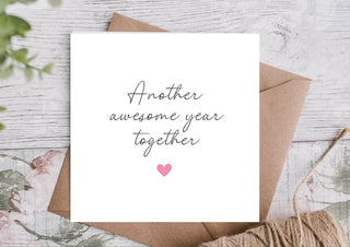 Anniversary Card | Card For Husband / Wife / Boyfriend / Girlfriend / Partner