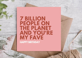 Birthday Card / Happy Birthday Card / Card for Boyfriend/ Girlfriend/ Partner/ Husband/ Wife / Card for him/ her