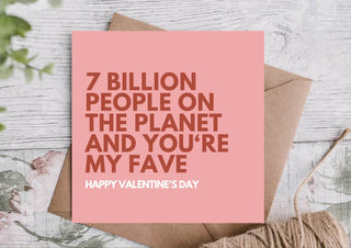 Valentine's Card / Valentines Card / Card for partner / Card for Him / Card for Her