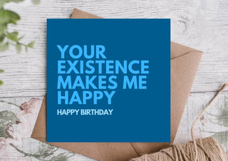 Birthday Card / Happy Birthday Card / Card for Boyfriend/ Girlfriend/ Partner/ Husband/ Wife / Card for him/ her