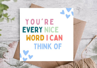 Birthday Card / Happy Birthday Card / Card for Boyfriend/ Girlfriend/ Partner/ Husband/ Wife / Family / Friend / Mum / Dad