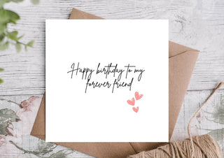 Birthday Card for Friend / Friend Birthday Card / Card for Bestie/ Card for Bestie / Eco Friendly / Best Friend Card