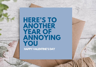 Valentine's Card / Funny Valentines Card / Card for partner / Card for Him / Card for Her