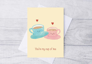 Valentines Card / Anniversary Card / Card for Him / Card for Her / A5 Card