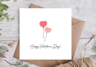 Valentines Card / Card for partner / Card for Him / Card for Her / Cute Valentines Card