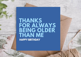 Birthday Card / Happy Birthday Card / Card for Friend / Card for Family /Partner Card for him/ her