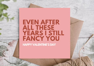 Valentines Day Card / Card for partner / Card for Him / Card for Her / Valentines Card