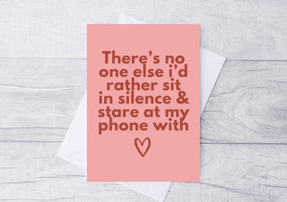 Funny Valentines Card / Valentines Card / Anniversary Card / Card for Him / Card for Her / A5 Card / 100% Recycled Card /