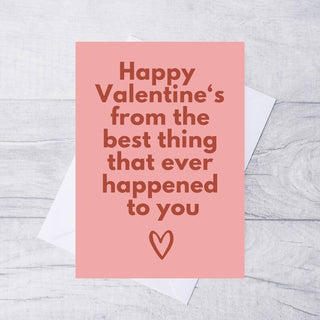 Funny Valentines Card / Valentine's Card / Card for Him / Card for Her / A5 Card / 100% Recycled Card /