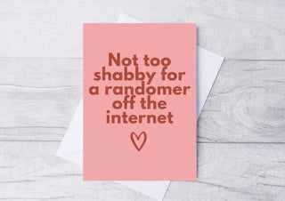 Funny Valentines Card / Valentines Card / Anniversary Card / Card for Him / Card for Her / A5 Card / 100% Recycled Card /