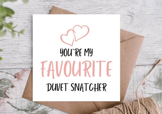 Valentines Day Card / Card for partner / Card for Him / Card for Her / Valentines Card