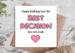 Funny Birthday Card / Happy Birthday Card / Card for Husband / Boyfriend / Card for him / ECO Friendly
