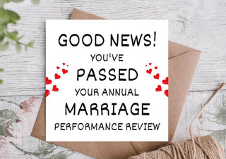 Funny Anniversary Card / Card For Husband / Wife /Boyfriend /Girlfriend / Partner