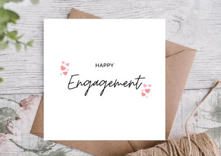 Happy Engagement Card | Congratulations Card / Engagement Card / Card for Engagement / Engagement cards for Him/Her / Card for Fiancé