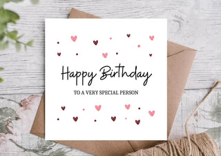 Birthday Card / Happy Birthday Card / Card for Boyfriend/ Girlfriend/ Partner/ Husband/ Wife / Card for him/ her
