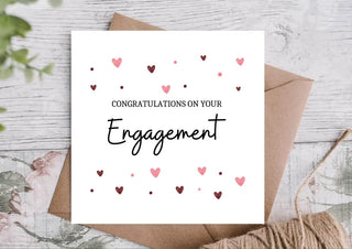 Congratulations on Your Engagement Card | Congratulations Card / Engagement Card / Card for Engagement / Engagement cards for Him / Her