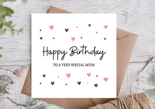Mum Birthday Card | Birthday Card for Mum / Card for Mum / Card for Mother / Eco Friendly / Birthday Card Mum