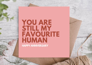 Anniversary Card | Card For Husband / Wife / Boyfriend / Girlfriend / Partner | Cute Anniversary Card /