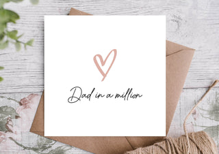 Father's Day Card / Card for Dad / Card for him/