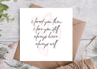 Anniversary Card | Card For Husband / Wife / Boyfriend / Girlfriend / Partner | Cute Anniversary Card /