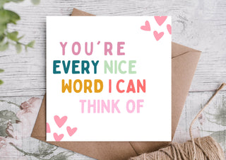 Birthday Card / Happy Birthday Card / Card for Boyfriend/ Girlfriend/ Partner/ Husband/ Wife / Family / Friend / Mum / Dad