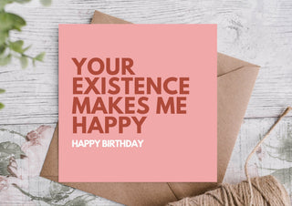 Birthday Card / Happy Birthday Card / Card for Boyfriend/ Girlfriend/ Partner/ Husband/ Wife / Card for him/ her