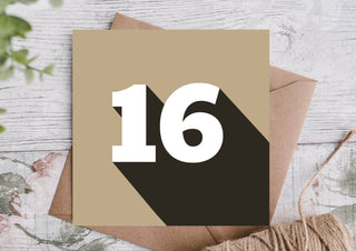 16th Birthday Card