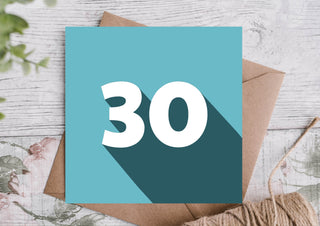 30th Birthday Card