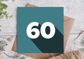 60th Birthday Card
