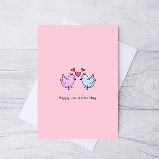 Lovebirds Anniversary Card